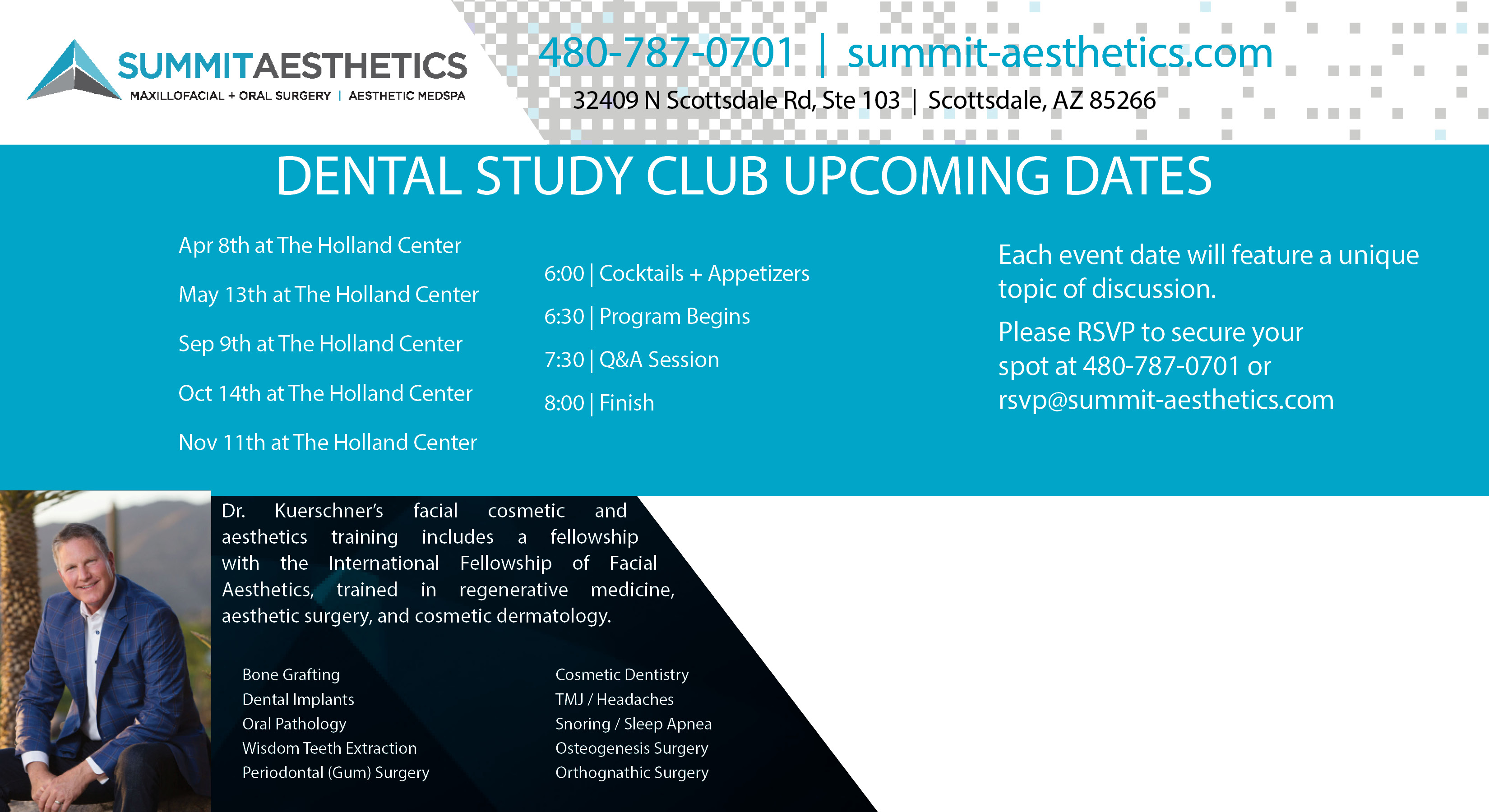 Dental Study Club Upcoming Dates